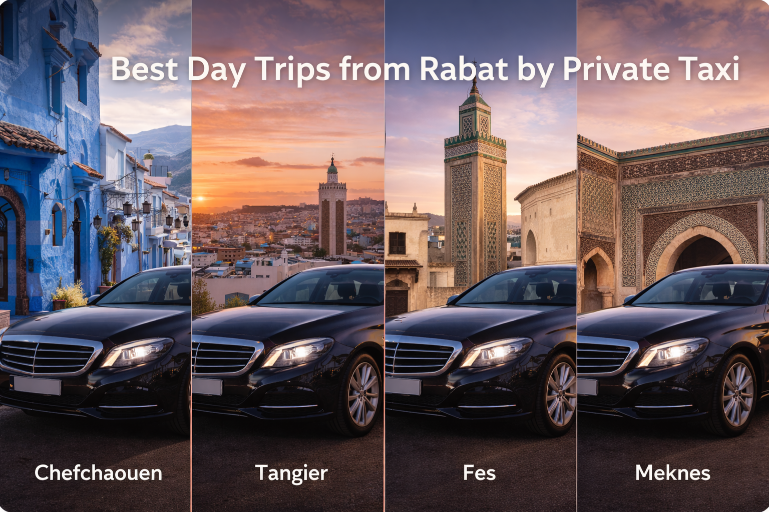 Best Day Trips from Rabat by Private Taxi